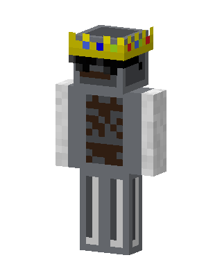 Gray Hero Boy skin, 3D preview
