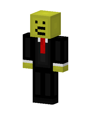 Yellow Suit Guy skin, 3D preview