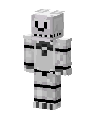 Grayscale Animatronic skin, 3D preview
