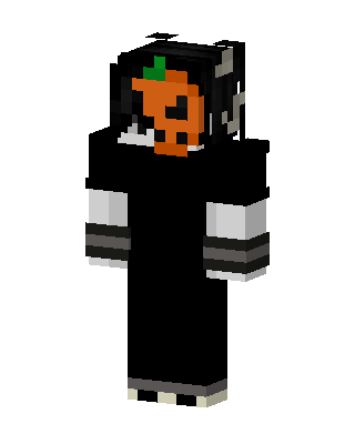 Pumpkin Head skin, 3D preview