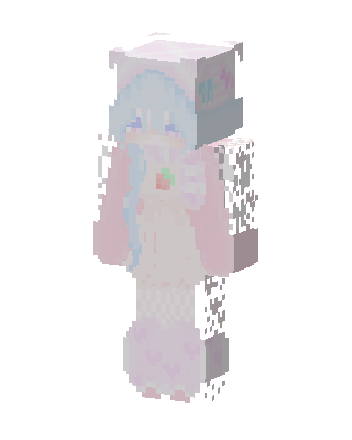 Pastel Bunny Girl Minecraft skin