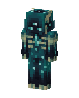 Deep Dark Warden skin, 3D preview