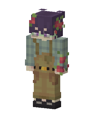 Rose Overalls skin, 3D preview