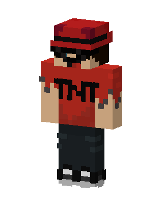 Red Player Boy skin, 3D preview