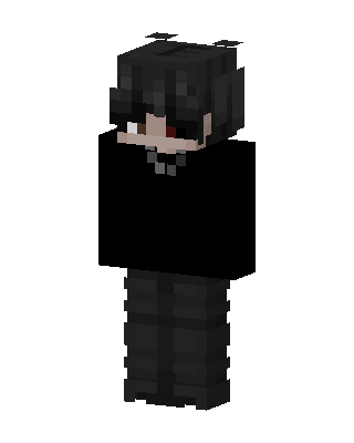 Black Villain Boy Minecraft black skin