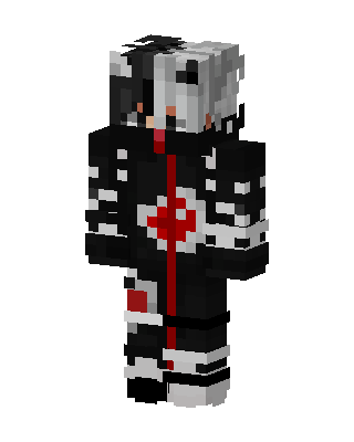 Akatsuki Split skin, 3D preview