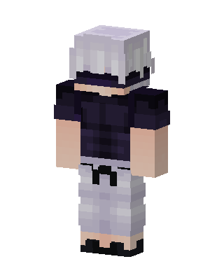 Silver Hood Boy Minecraft skin