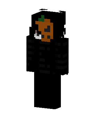 Black Holiday Boy skin, 3D preview