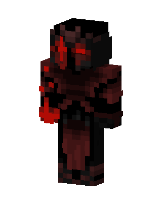 Black Hero Boy skin, 3D preview