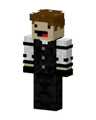 Black Player Boy skin, 3D preview