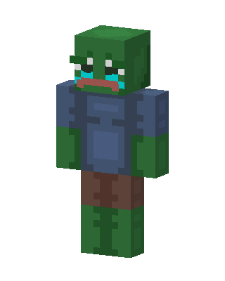 Crying Frog skin, 3D preview