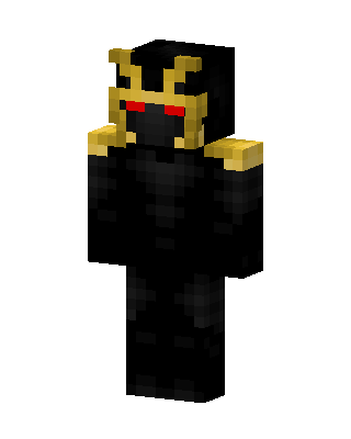 Golden Shadow Knight skin, 3D preview