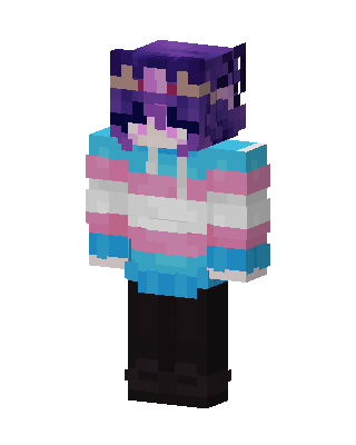 Pride Hoodie Kid skin, 3D preview