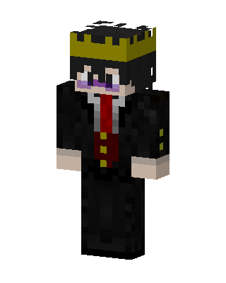 Crowned Suit Boy skin, 3D preview