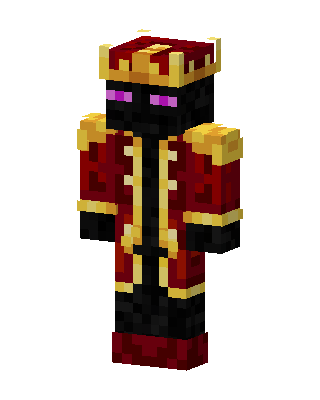 Royal Enderman skin, 3D preview