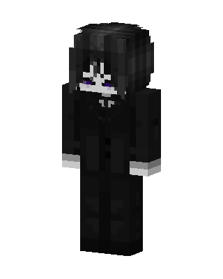Black Villain Boy skin, 3D preview