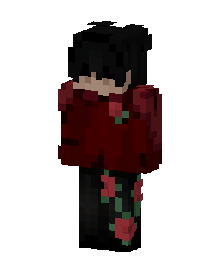 Rose Hoodie skin, 3D preview