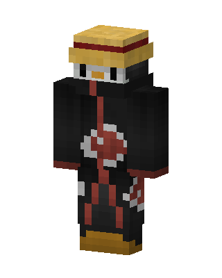 Akatsuki Straw Hat skin, 3D preview