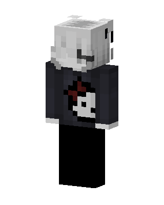 Black Villain Boy skin, 3D preview