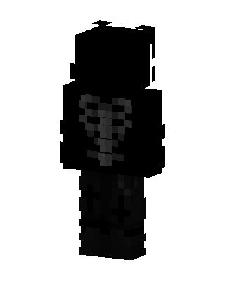 Black Hero Boy skin, 3D preview