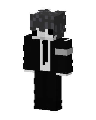 Monochrome Suit skin, 3D preview