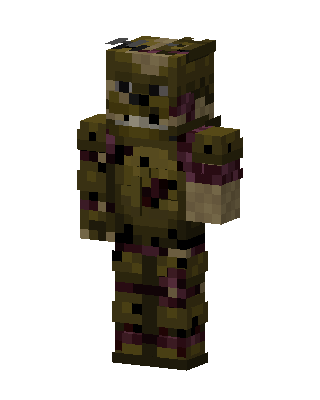 Brown Hero Boy skin, 3D preview