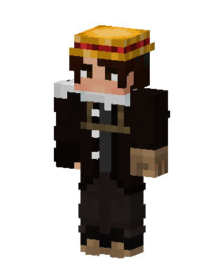 Luffy Winter Coat skin, 3D preview