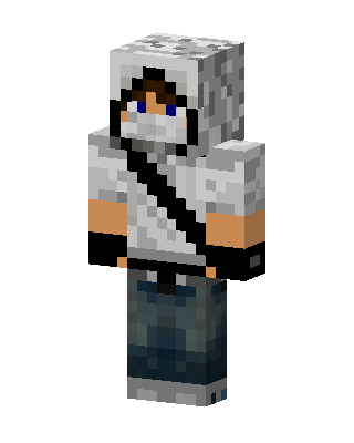 White Hooded Assassin skin, 3D preview
