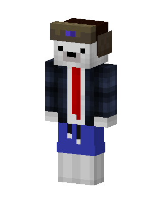 Blue Student Boy Minecraft skin