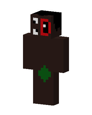 Leaf Belly Monster skin, 3D preview