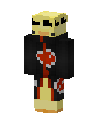 Deidara skin, 3D preview