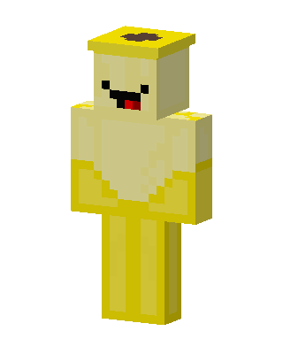 Banana Buddy skin, 3D preview