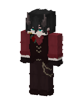 Black Anime skin, 3D preview