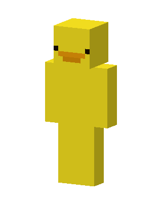 Rubber Duck skin, 3D preview