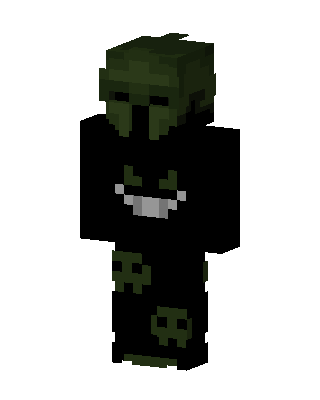 Black Fighter Boy skin, 3D preview