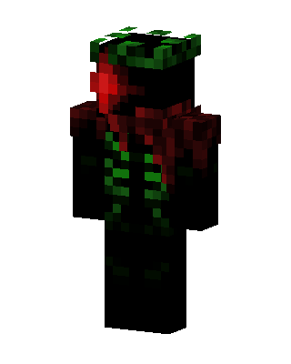 Black Villain Boy skin, 3D preview