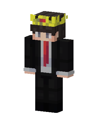 Crowned Businessman skin, 3D preview