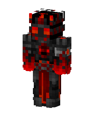 Magma Knight skin, 3D preview