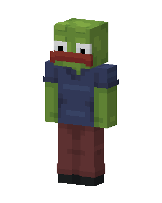 Green Animal Boy skin, 3D preview