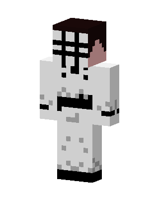 Skull Mask Ghost skin, 3D preview