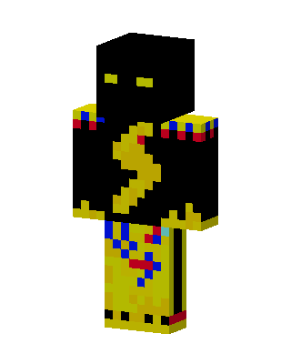 Golden Shadow skin, 3D preview