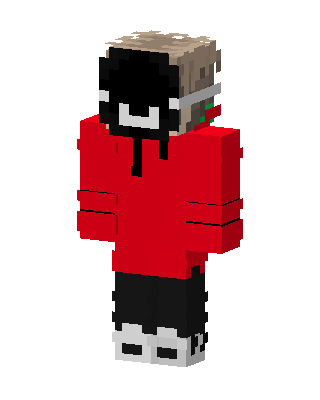 Red Player Boy skin, 3D preview