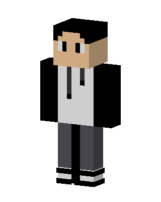 Hoodie Guy skin, 3D preview
