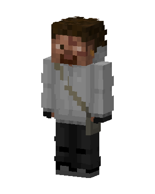Scruffy Wanderer skin, 3D preview