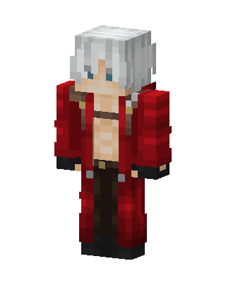 Red Hero Boy skin, 3D preview