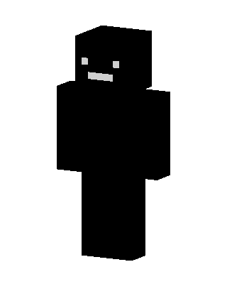Black Mob skin, 3D preview