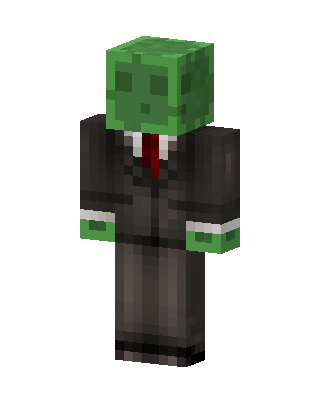 Slime In Suit skin, 3D preview