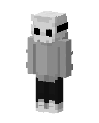 Masked Hoodie skin, 3D preview