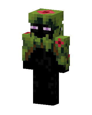 Green Villain skin, 3D preview