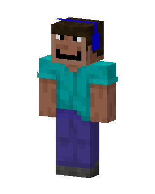 Headphone Steve skin, 3D preview